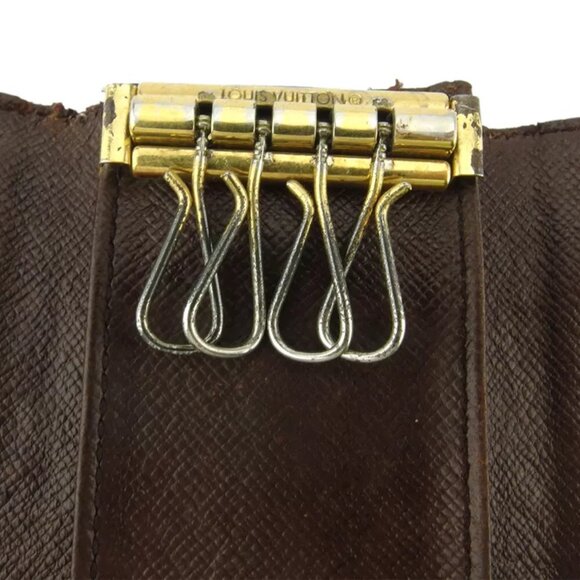 Louis Vuitton key case Damier beige Damier canvas Authentic used T18405 - Picture 9 of 9